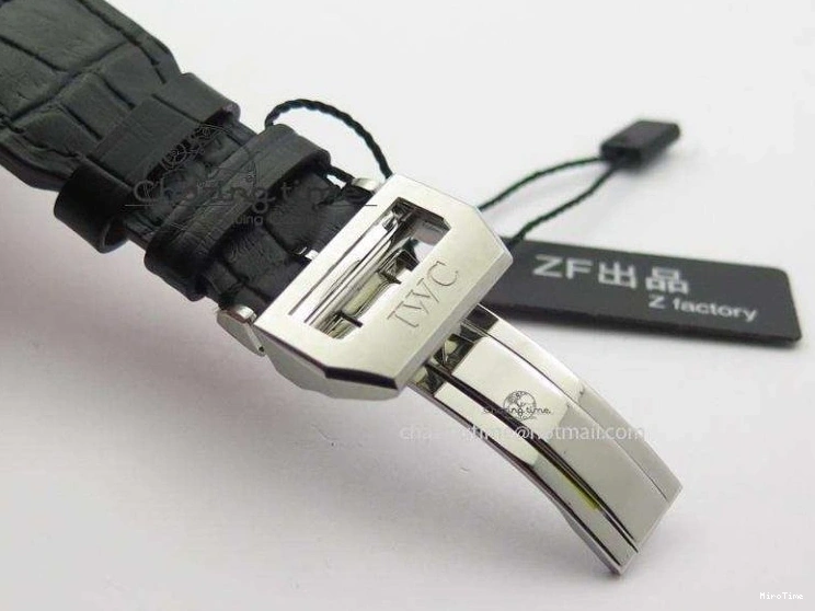 MIROTIME 0509 RelaxedFit Big Pilot Real PR IW500435 “Muhammad Ali” ZF Best Edition On Black Leather Strap A 7295